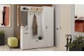 Модульная прихожая «Эвита» Белый Ясень
