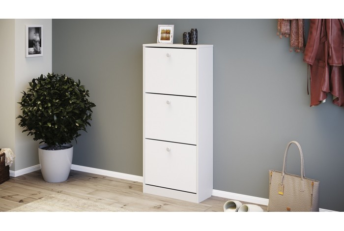 Тумба для обуви «Тетра» Тип 1 Исп. 2 Белый