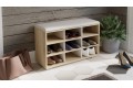 Тумба для обуви Тип 10 Дуб Сонома, Белый Ясень
