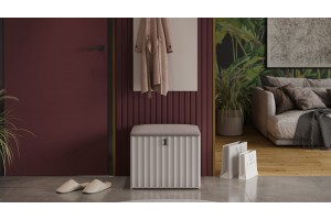 Тумба для обуви Тиффани Исп.2.1 Кашемир, Кашемир матовый