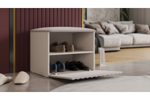 Тумба для обуви Тиффани Исп.2.1 Кашемир, Кашемир матовый