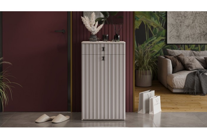 Тумба комбинированная «Тиффани» Исп.2.1 - 307.004.000 Кашемир, Кашемир матовый