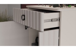 Тумба комбинированная Тиффани Исп.2.1 Кашемир, Кашемир матовый