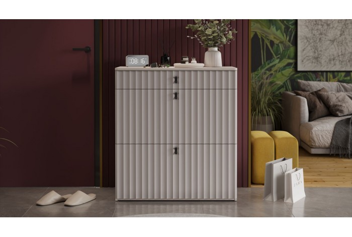 Тумба комбинированная «Тиффани» Исп.2.2 - 307.005.000 Кашемир, Кашемир матовый