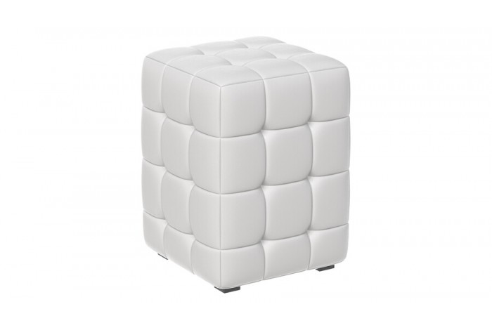Пуф «Аристо» к/з Гольф белый 