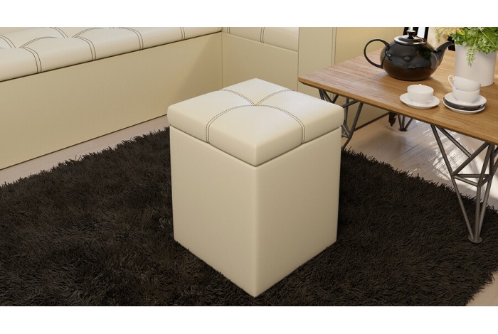 Пуф «Остин» Кожзам Светлый