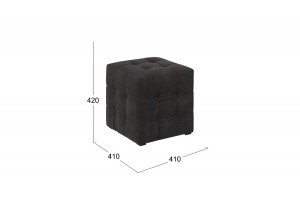 Пуф Тип 1 Велюр Графит