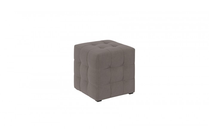 Пуф Тип 1 Велюр Мокко темный