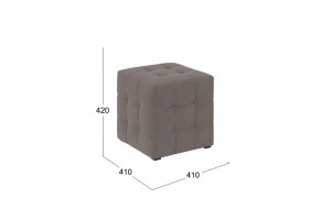 Пуф Тип 1 Велюр Мокко темный