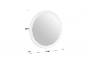 Зеркало навесное Тиффани Исп.2.2 - 307.000.000 Белый софт