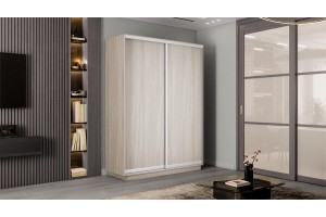 Шкаф-купе 2-х дверный Румер-2 1200 Ясень шимо светлый (Глухой/Глухой)