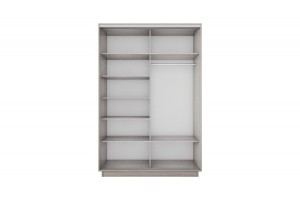 Шкаф-купе 2-х дверный Румер-2 1200 Ясень шимо светлый (Глухой/Зеркало)