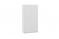 Шкаф-купе с 2 глухими дверями «Оскар Скания» 1200 Ручка белая, Белый снег, Белый матовый (Глухой/Глухой)
