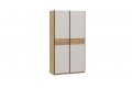 Шкаф-купе с 2 глухими дверями «Оскар Скания» 1200 Ручка черная, Дуб Крафт золотой, Кашемир, Дуб тортугга (Глухой/Глухой)