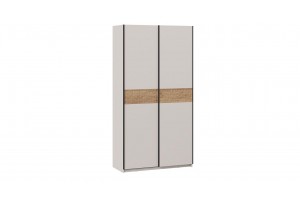 Шкаф-купе с 2 глухими дверями Оскар Скания 1200 Ручка черная, Кашемир, Дуб тортугга (Глухой/Глухой)