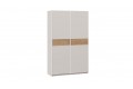 Шкаф-купе с 2 глухими дверями «Оскар Скания» 1400 Ручка белая, Кашемир, Дуб тортугга (Глухой/Глухой)