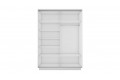 Шкаф-купе 2-х дверный «Румер-2» 1400 - СШК 3.140.70-11.13 Белый снег (Глухой/Зеркало)