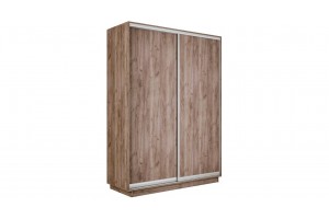 Шкаф-купе 2-х дверный Румер-2 1400 Дуб Крафт Табачный (Глухой/Глухой)