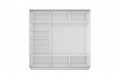 Шкаф-купе 3-х дверный «Румер-2» 2100 - СШК 3.210.70-11.11.11 Белый снег (Глухой/Глухой/Глухой)