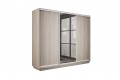 Шкаф-купе 3-х дверный «Румер-2» 2100 - СШК 3.210.70-11.13.11 Ясень шимо светлый (Глухой/Зеркало/Глухой)