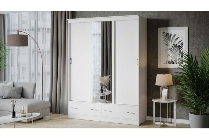 Шкаф-купе «Квинт» Белый