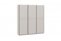Шкаф-купе с 3 глухими дверями «Оскар Скания» 2100 Ручка черная, Кашемир, Кашемир сатин (Глухой/Глухой/Глухой)