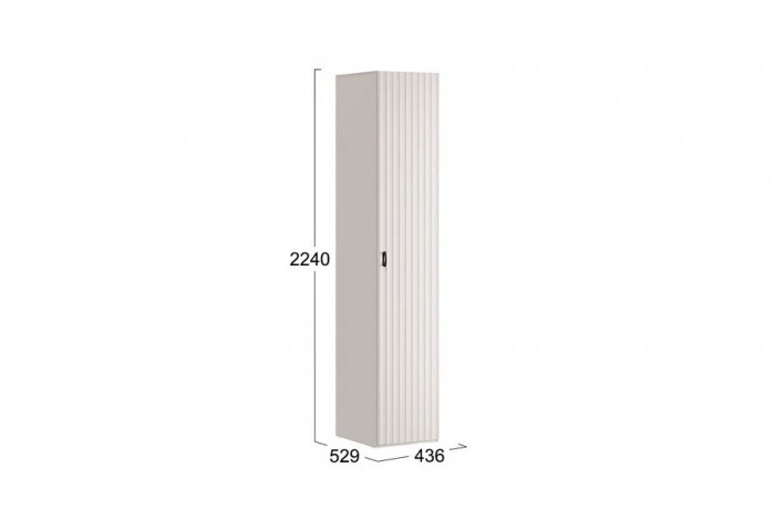 Шкаф для белья «Тиффани» - 407.005.000 Кашемир, Кашемир матовый