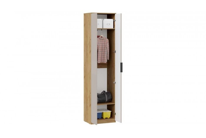 Шкаф для одежды «Хилтон» Исп. 2 - 303.001.000 Дуб Крафт золотой, Мокко матовый