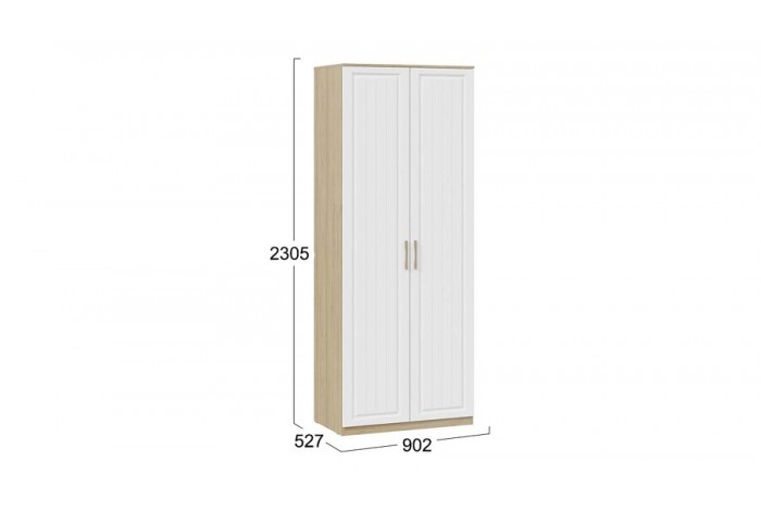 Шкаф для одежды «Сэнди» - 211.003.000 Вяз благородный, Белый