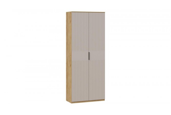 Шкаф комбинированный с 2 дверями «Хилтон» Исп.2 - 404.002.000 Дуб Крафт золотой, Мокко матовый