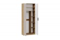 Шкаф комбинированный с 2 дверями «Хилтон» Исп.2 - 404.002.000 Дуб Крафт золотой, Мокко матовый