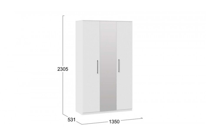 Шкаф комбинированный «Агата» - 200.001.000 Белый