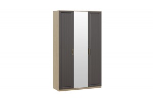 Шкаф комбинированный Сэнди Вяз благородный, Серый вулкан