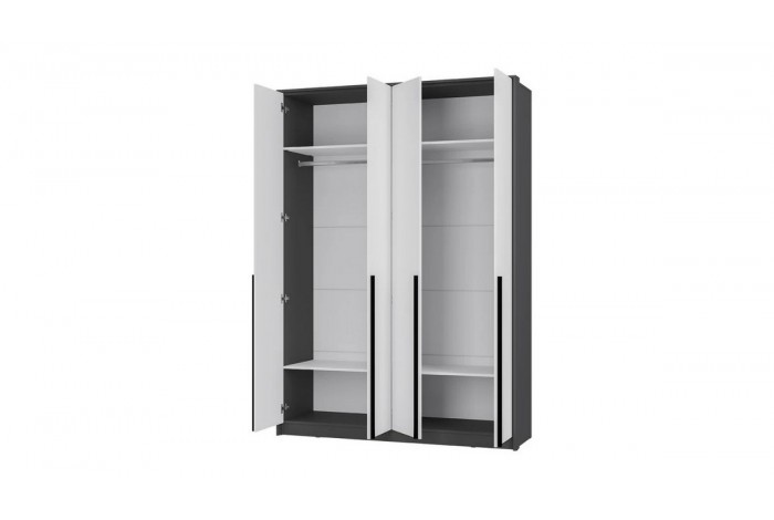 Набор мебели для спальни Шарм-2 (графит - белый)