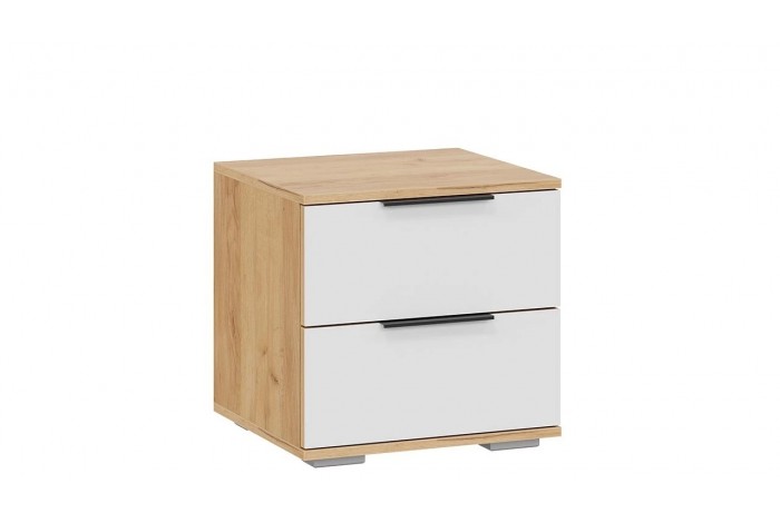 Спальный гарнитур Джоли №1 Дуб Крафт золотой, Белый матовый, Велюр Confetti Smoke