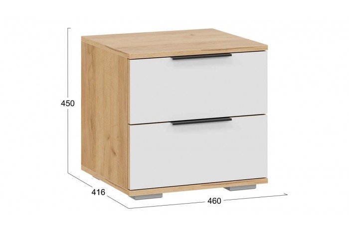 Спальный гарнитур Джоли №1 Дуб Крафт золотой, Белый матовый, Велюр Confetti Smoke