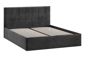 Спальный гарнитур Джоли №6 Черный матовый, Дуб Крафт золотой, Графит матовый