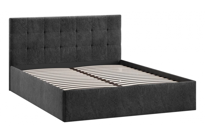 Спальный гарнитур Джоли №6 Черный матовый, Дуб Крафт золотой, Графит матовый