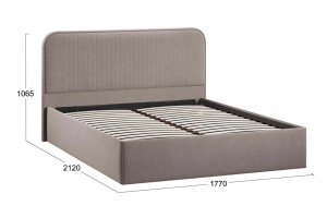 Спальный гарнитур Джоли №8 Бук матовый, Дуб Крафт золотой, Белый матовый