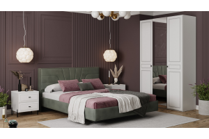 Спальня Пандора Белый снег, Белый матовый