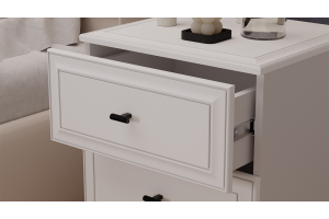 Спальный гарнитур Пандора №1 Белый снег, Белый матовый