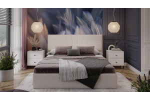 Спальня Пандора Белый снег, Белый матовый