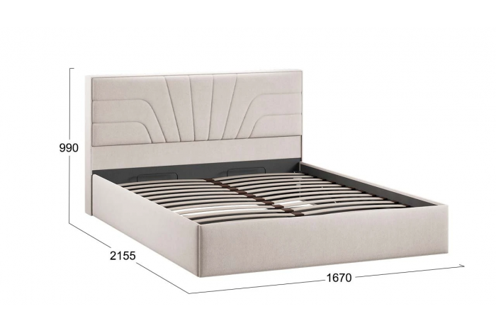 Спальный гарнитур «Пандора» стандартный Кашемир, Кашемир сатин