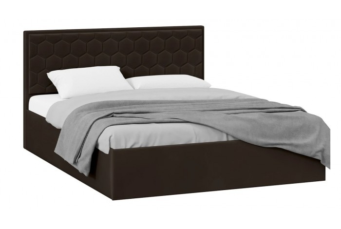 Спальный гарнитур «Порто» №3 - ГН-393.003 Белый Жемчуг, Яблоня Беллуно, Белый софт, Велюр Confetti Stone