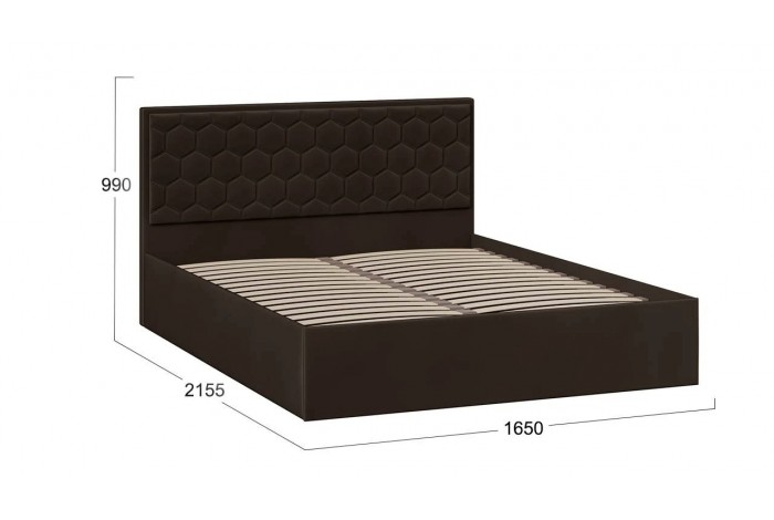 Спальный гарнитур «Порто» №3 - ГН-393.003 Белый Жемчуг, Яблоня Беллуно, Белый софт, Велюр Confetti Stone