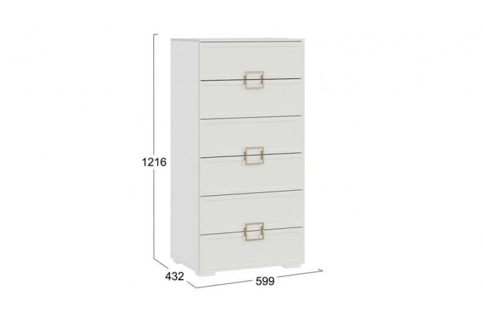 Спальный гарнитур «Стелла» №3 Белый холст, Белый Жемчуг, Велюр Мокко светлый