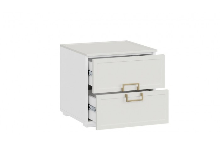 Спальный гарнитур «Стелла» №1 Белый холст, Белый Жемчуг, Велюр Confetti Cream