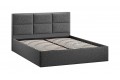 Спальный гарнитур «Стелла» стандартный Серый вулкан, Фон серый, Экомех Barni Grey