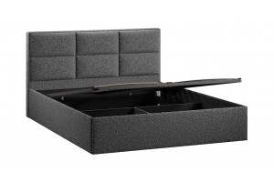 Спальный гарнитур Стелла стандартный Серый вулкан, Фон серый, Экомех Barni Grey