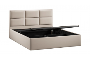 Спальный гарнитур Стелла №4 Золото розовое, Белый холст, Белый Жемчуг, Велюр Confetti Cream